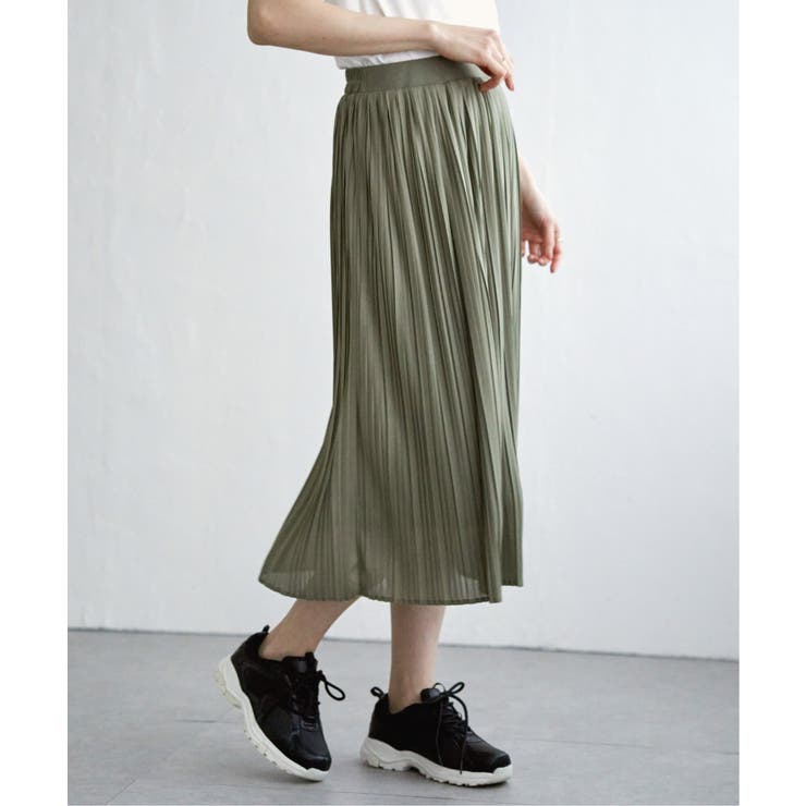 ラメパフプルオーバープリーツスカートセット | ikka  | 詳細画像5 