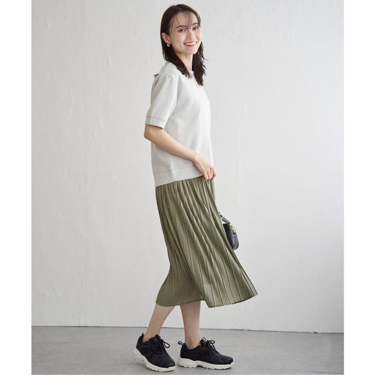 ラメパフプルオーバープリーツスカートセット | ikka  | 詳細画像6 