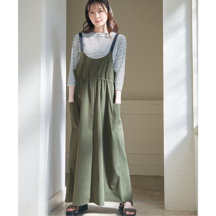 2点セット／親子コーデ】リップストップカーゴワンピースセット[品番