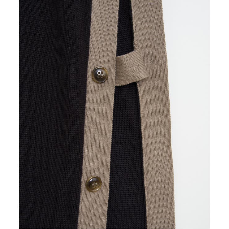 【2点セット】サイドボタンニットベストセットワンピース | ikka  | 詳細画像15 