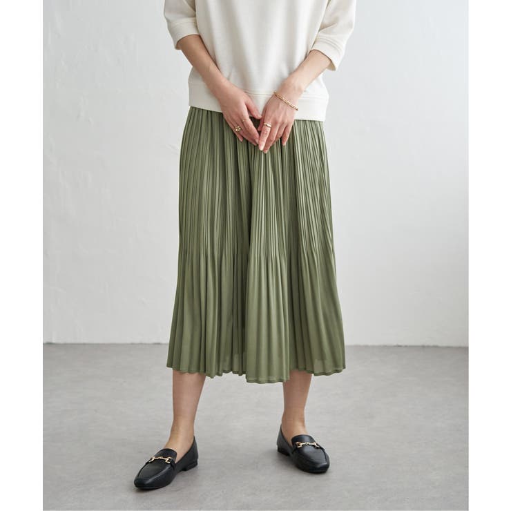 【2点セット】2WAYラメプルオーバー プリーツスカートセット【親子コーデ】 | ikka  | 詳細画像12 