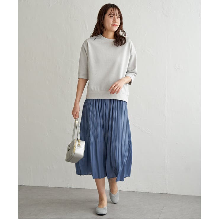 【2点セット】2WAYラメプルオーバー プリーツスカートセット【親子コーデ】 | ikka  | 詳細画像13 