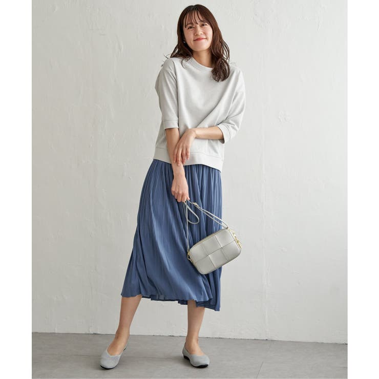 【2点セット】2WAYラメプルオーバー プリーツスカートセット【親子コーデ】 | ikka  | 詳細画像14 