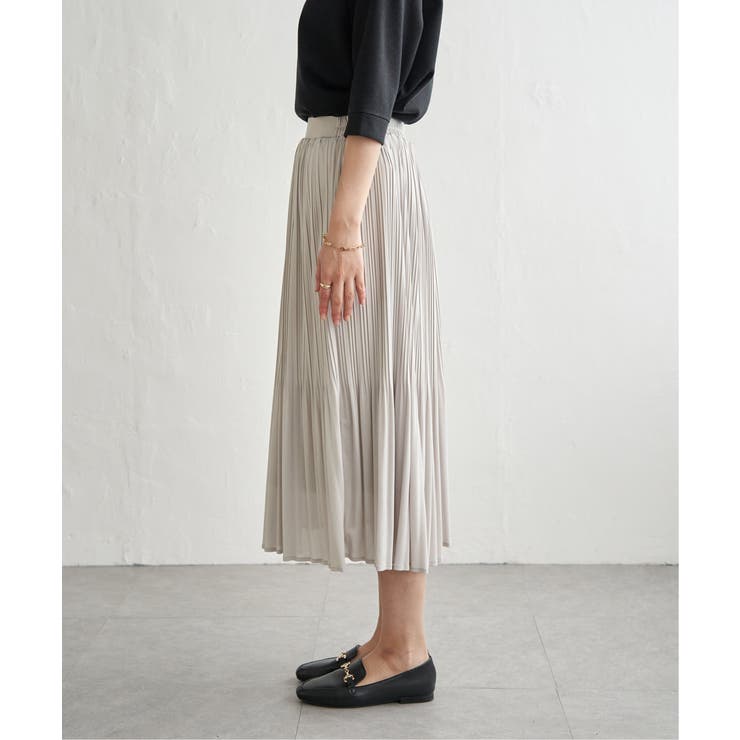 【2点セット】2WAYラメプルオーバー プリーツスカートセット【親子コーデ】 | ikka  | 詳細画像31 