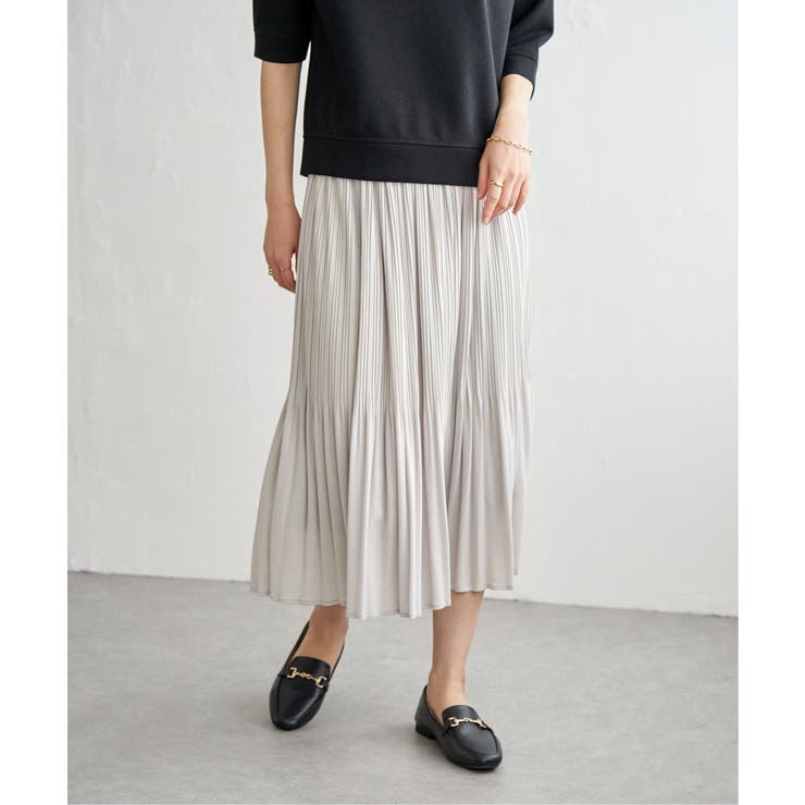 【2点セット】2WAYラメプルオーバー プリーツスカートセット【親子コーデ】 | ikka  | 詳細画像5 