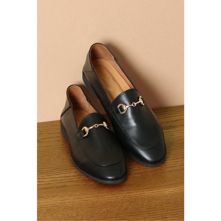 ベージュ | バブーシュビットローファー | ikka 