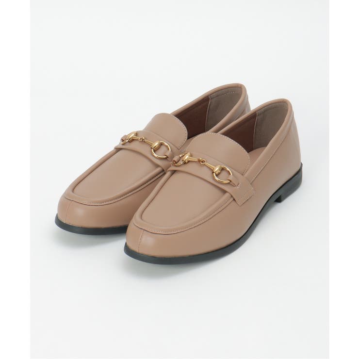 ベージュ | ラクチンビットローファー | ikka 