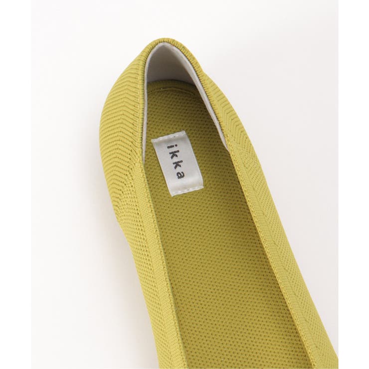 洗えるニットペタンコパンプス | ikka  | 詳細画像10 