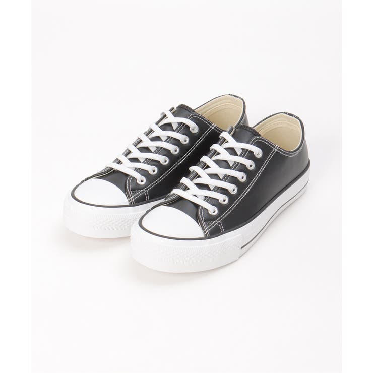 撥水厚底PUスニーカー | ikka  | 詳細画像23 