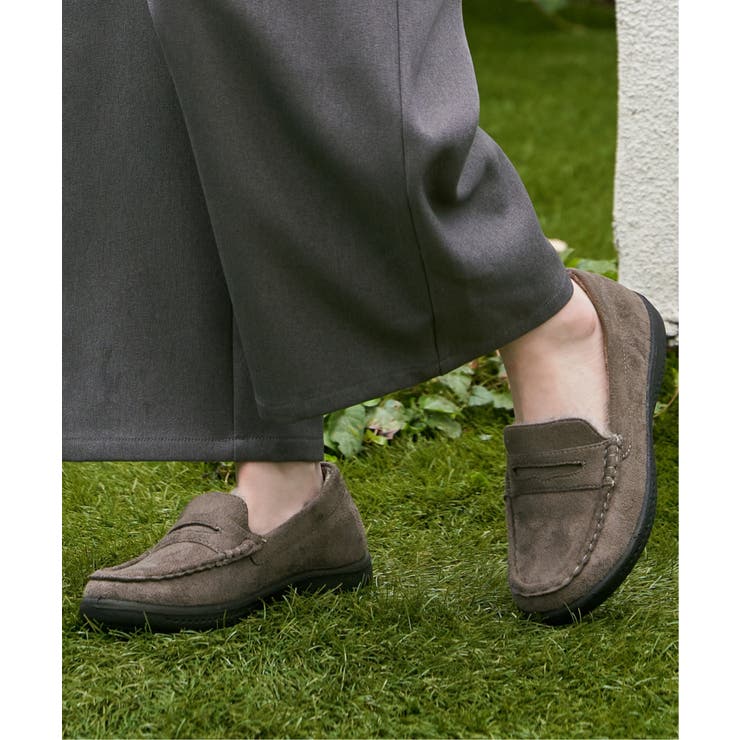 フェイクスエードローファー | ikka  | 詳細画像1 