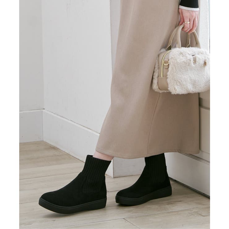 ニットスニーカーブーツ | ikka  | 詳細画像7 