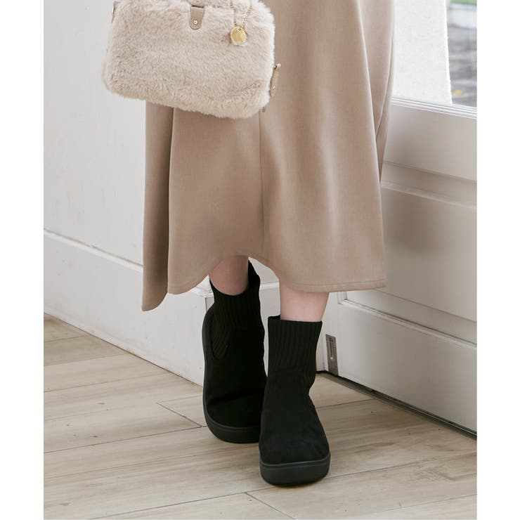 ニットスニーカーブーツ | ikka  | 詳細画像8 