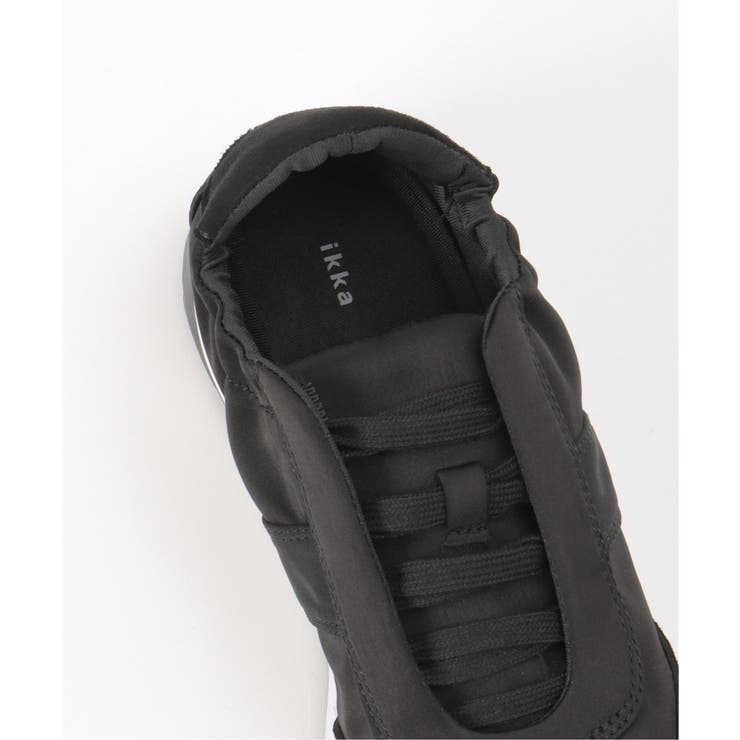 【雑誌InRed11月号掲載】サテンスエードコンビスニーカー | ikka  | 詳細画像14 