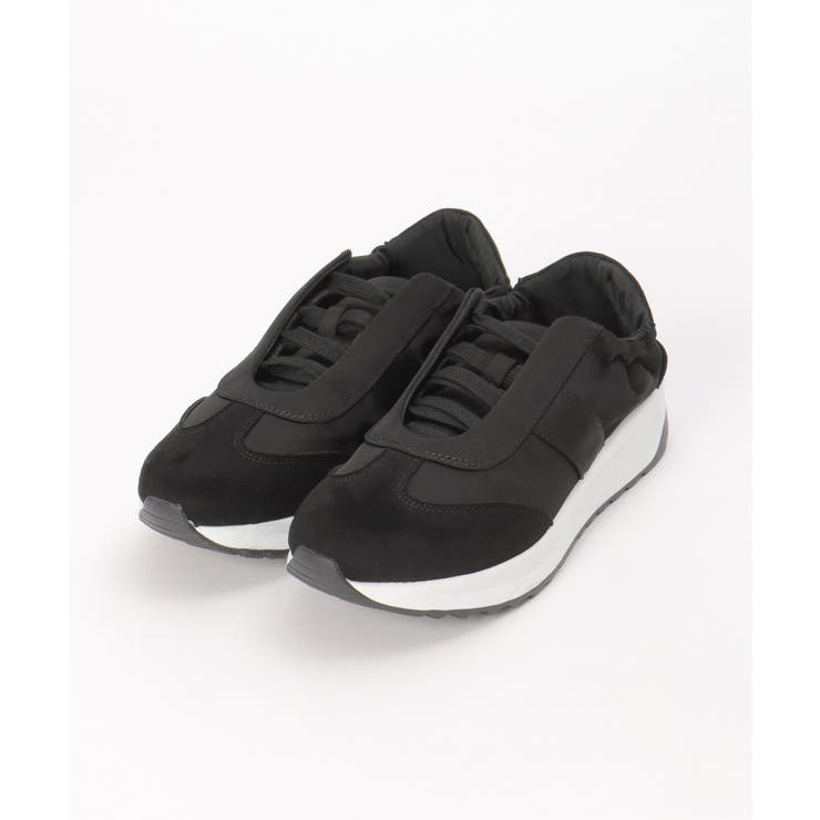 【雑誌InRed11月号掲載】サテンスエードコンビスニーカー | ikka  | 詳細画像17 