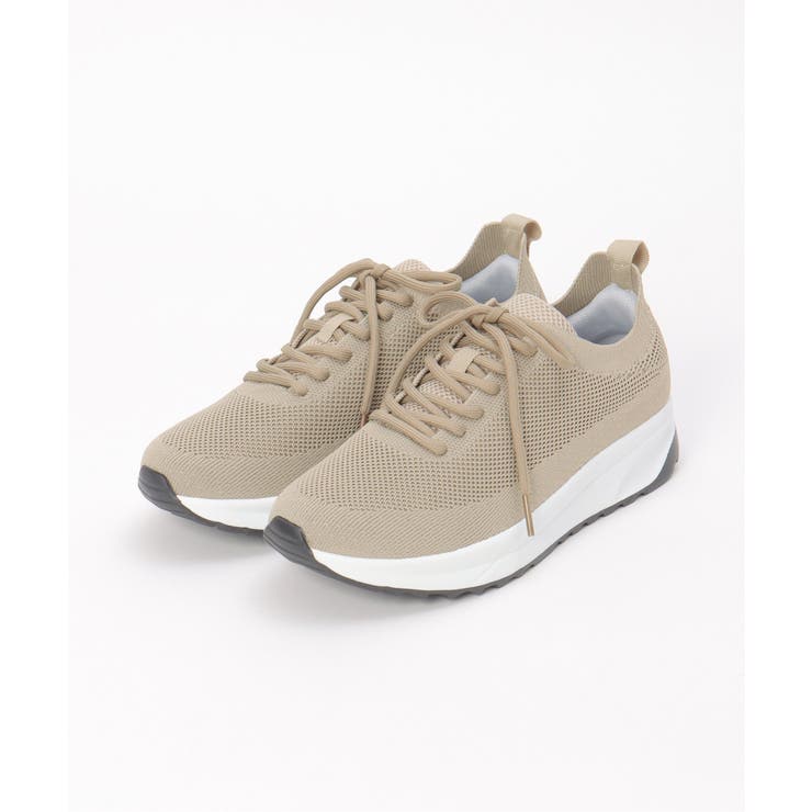 グレー | 洗えるニットスニーカー | ikka 