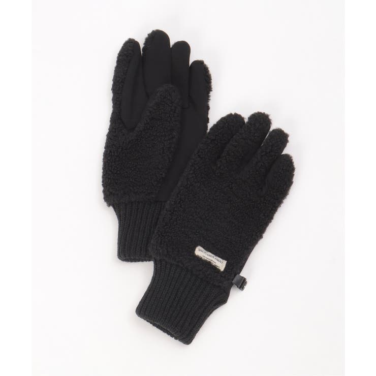 防風ボア手のひらジャージグローブ | ikka  | 詳細画像1 