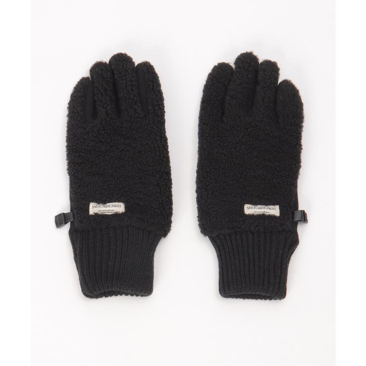 防風ボア手のひらジャージグローブ | ikka  | 詳細画像3 