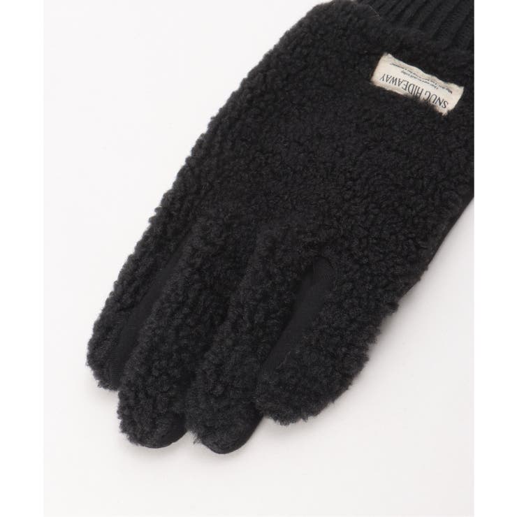 防風ボア手のひらジャージグローブ | ikka  | 詳細画像4 