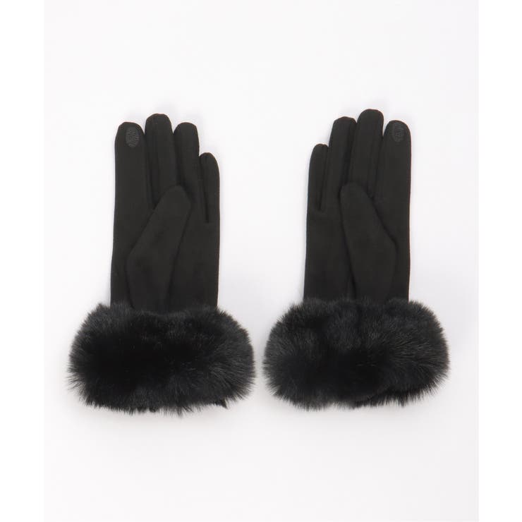 エコスエードファー付きグローブ | ikka  | 詳細画像2 