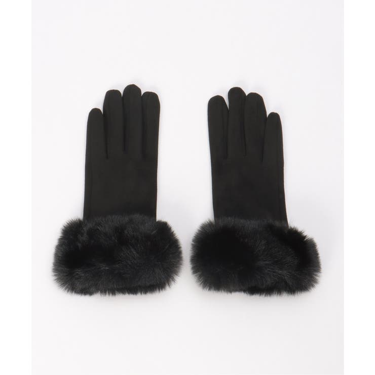 エコスエードファー付きグローブ | ikka  | 詳細画像3 