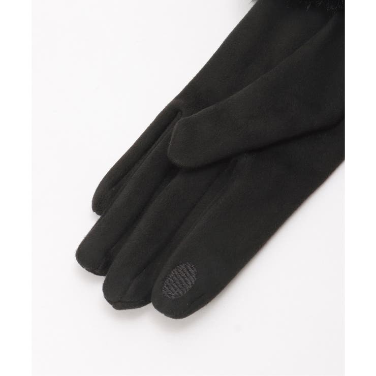 エコスエードファー付きグローブ | ikka  | 詳細画像5 