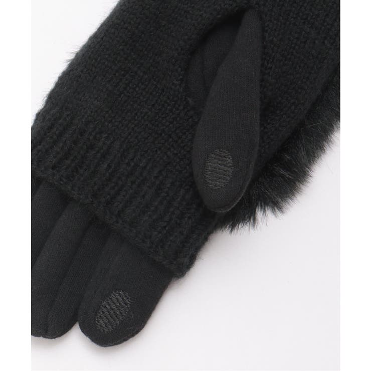 3WAYファー&ニットグローブ | ikka  | 詳細画像10 