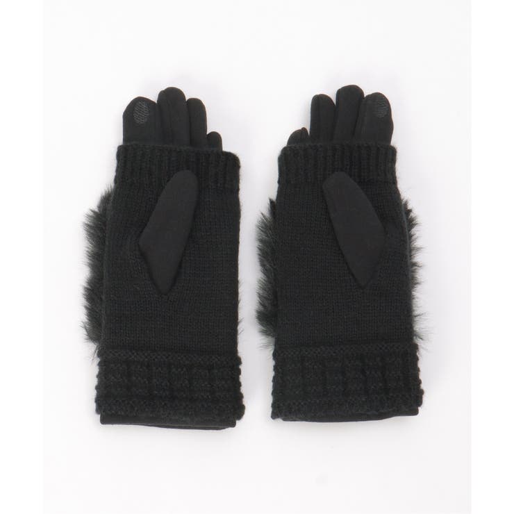 3WAYファー&ニットグローブ | ikka  | 詳細画像7 