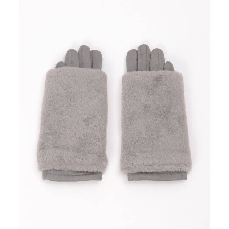3WAYファー&スエードグローブ | ikka  | 詳細画像3 