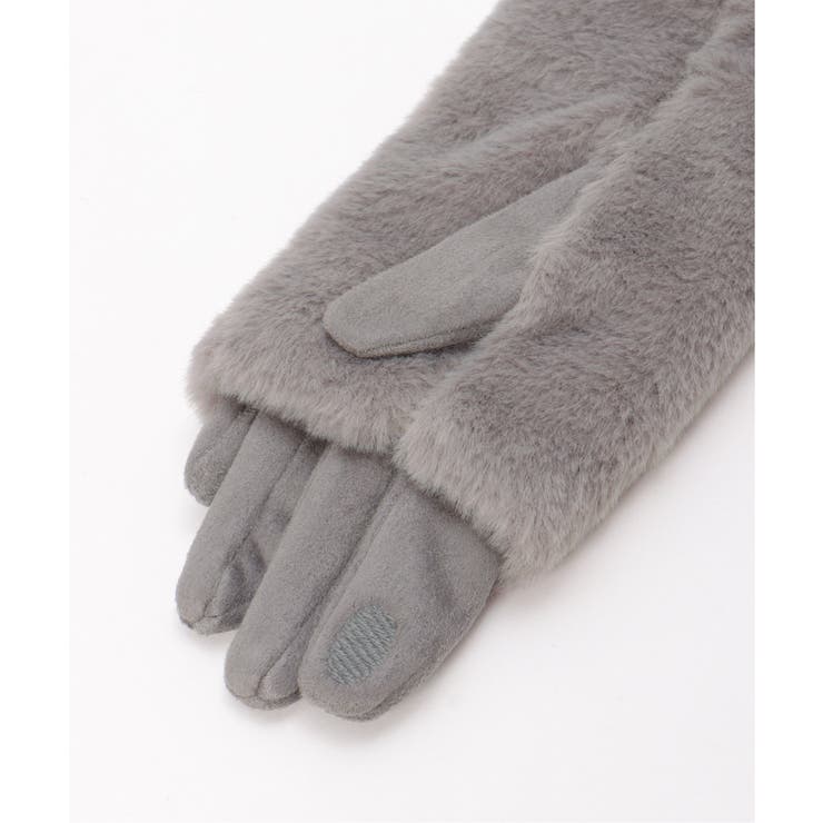 3WAYファー&スエードグローブ | ikka  | 詳細画像5 