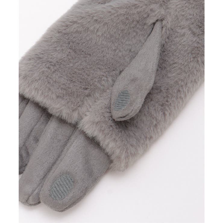 3WAYファー&スエードグローブ | ikka  | 詳細画像6 