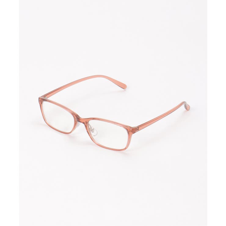 ライトピンク | 伊達スクエア型ブルーライトカット | ikka 