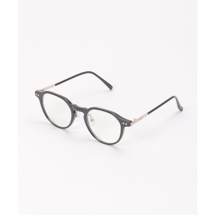 伊達クラウン型ブルーライトカットメガネ | ikka  | 詳細画像1 