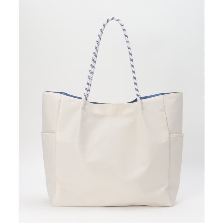 撥水ロゴ入りビッグトートバッグ | ikka  | 詳細画像22 