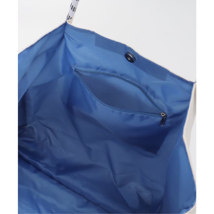 撥水ロゴ入りビッグトートバッグ | ikka  | 詳細画像24 