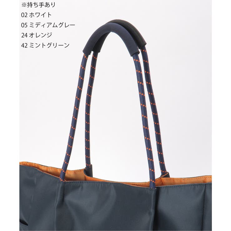 撥水ロゴ入りビッグトートバッグ | ikka  | 詳細画像31 