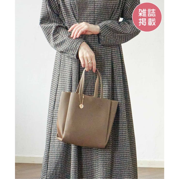 キャメル | 【雑誌InRed11月号掲載】GOKU楽PU三層ミニトートバッグ【軽量】 | ikka 