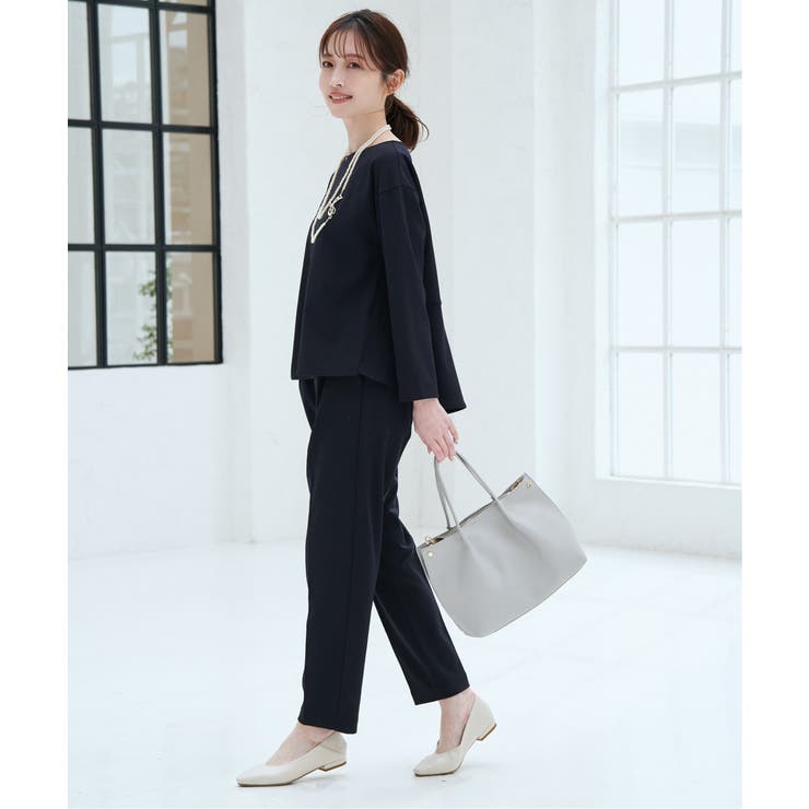 PUサイド切り替えトートバッグ | ikka  | 詳細画像4 