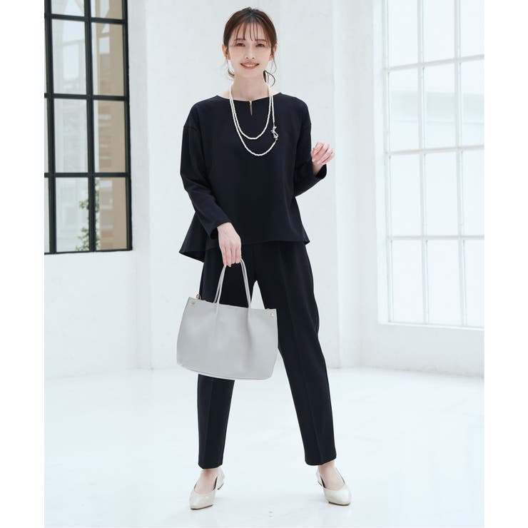 PUサイド切り替えトートバッグ | ikka  | 詳細画像5 