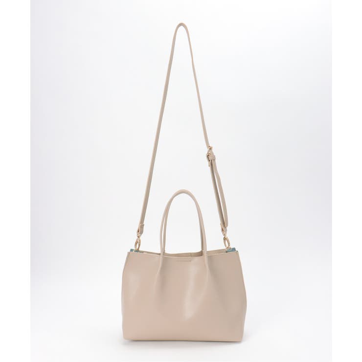 PUサイド切り替えトートバッグ | ikka  | 詳細画像18 