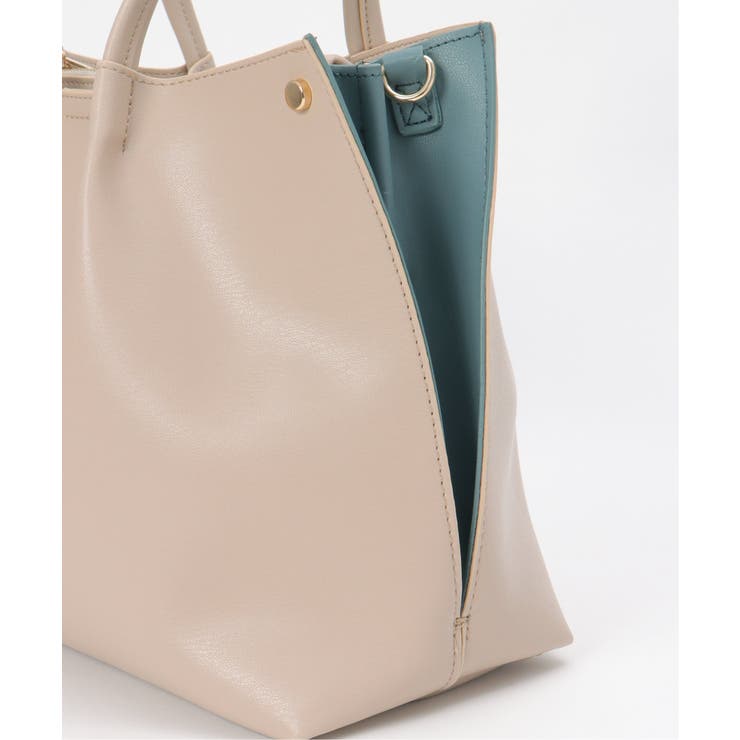 PUサイド切り替えトートバッグ | ikka  | 詳細画像25 