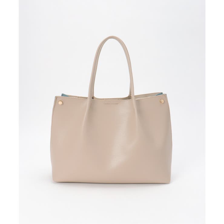 PUサイド切り替えトートバッグ | ikka  | 詳細画像26 