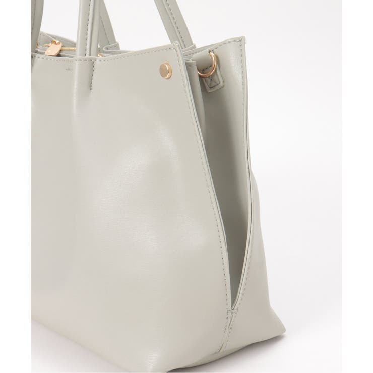 PUサイド切り替えトートバッグ | ikka  | 詳細画像28 