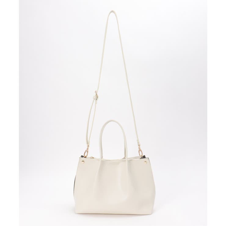 PUサイド切り替えトートバッグ | ikka  | 詳細画像29 