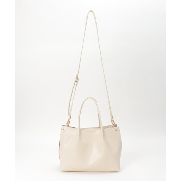 PUサイド切り替えトートバッグ | ikka  | 詳細画像31 