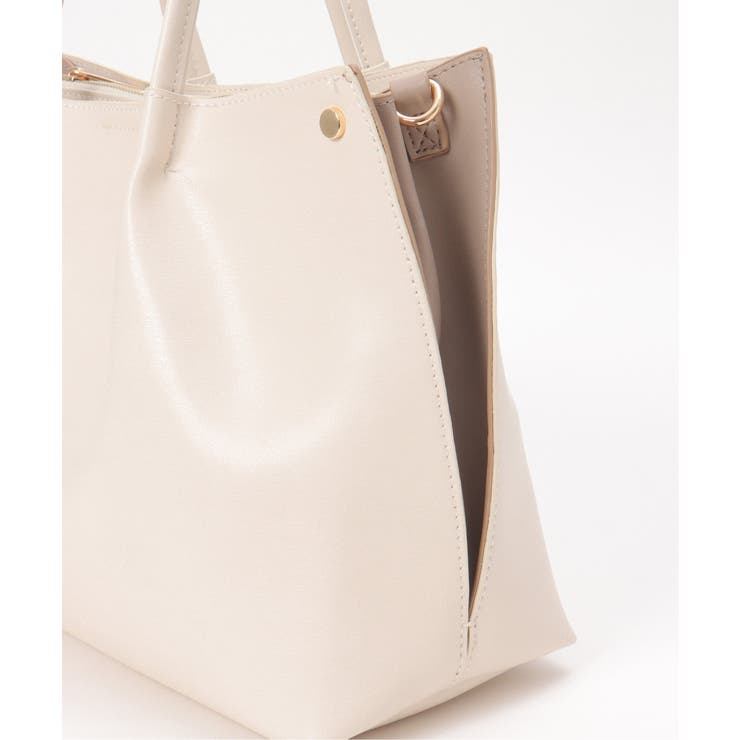 PUサイド切り替えトートバッグ | ikka  | 詳細画像32 