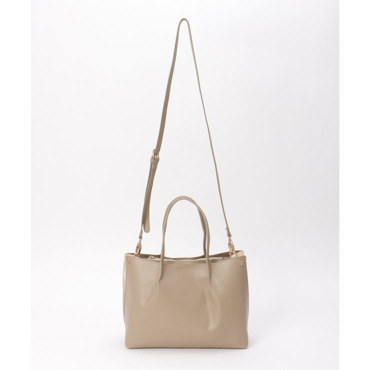 PUサイド切り替えトートバッグ | ikka  | 詳細画像36 