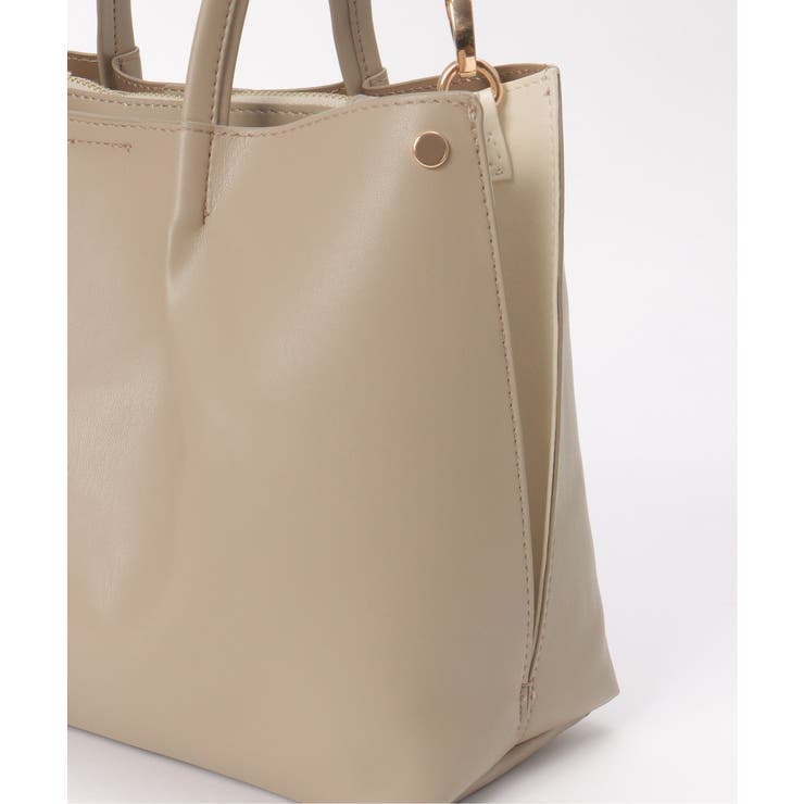 PUサイド切り替えトートバッグ | ikka  | 詳細画像37 