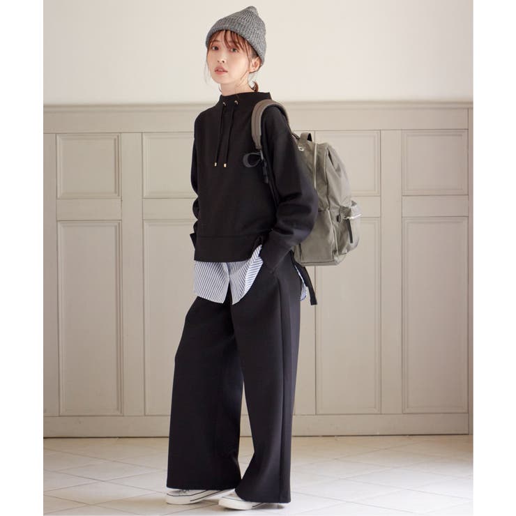 撥水ナイロン8ポケットリュック | ikka  | 詳細画像11 