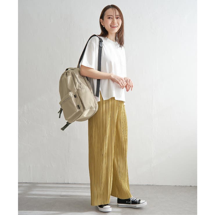 撥水ナイロン8ポケットリュック | ikka  | 詳細画像22 