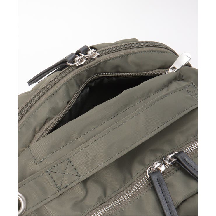 撥水ナイロン8ポケットリュック | ikka  | 詳細画像36 